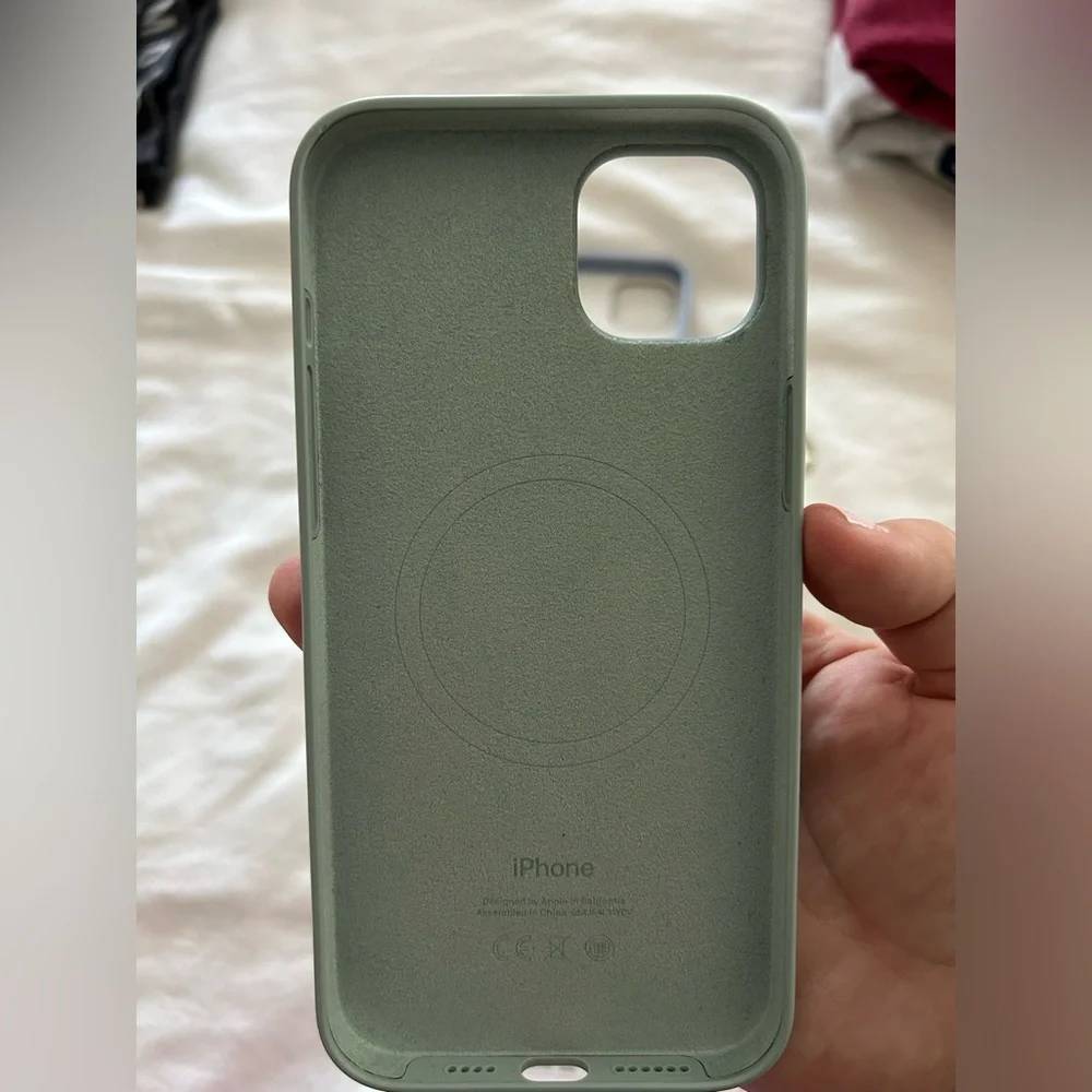 Apple iPhone 14 Plus Silicone Case Set - Lavender, Teal, Clear